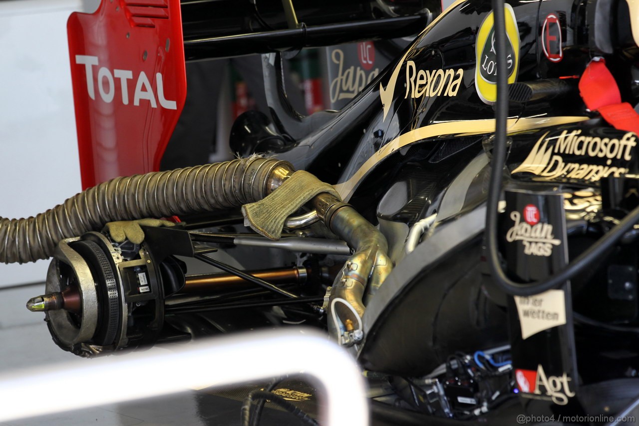GP GIAPPONE, 05.10.2012- Lotus F1 Team E20 