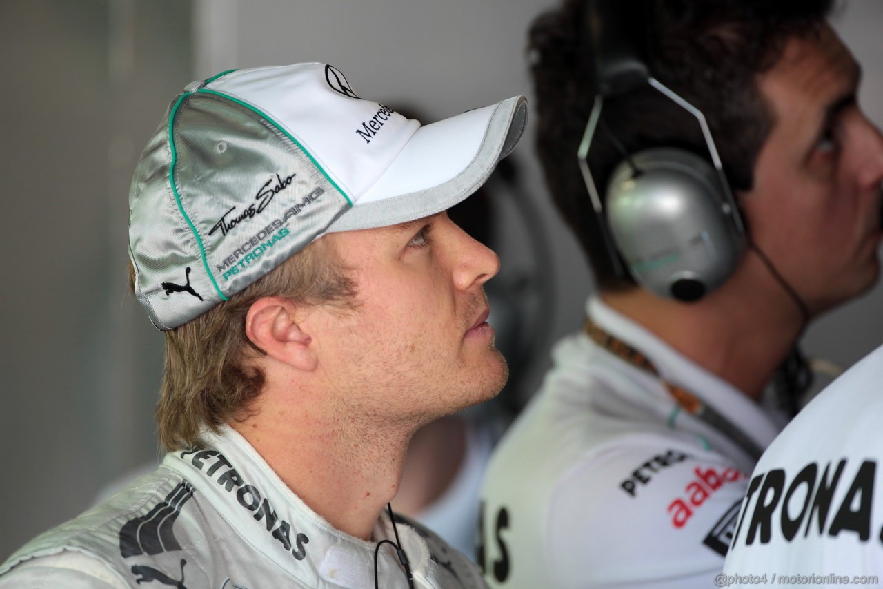 GP GIAPPONE, 05.10.2012- Prove Libere 1, Nico Rosberg (GER) Mercedes AMG F1 W03 