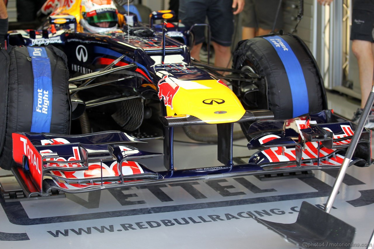 GP GIAPPONE, 05.10.2012- Prove Libere 1, Sebastian Vettel (GER) Red Bull Racing RB8 