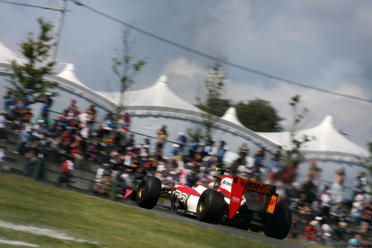 GP GIAPPONE, 05.10.2012- Prove Libere 1, Narain Karthikeyan (IND) HRT Formula 1 Team F112 