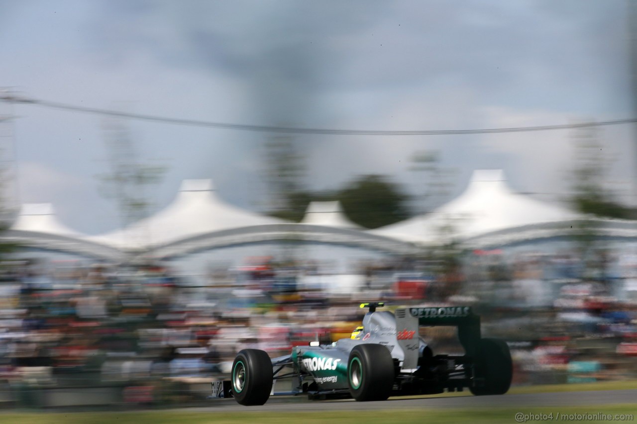 GP GIAPPONE, 05.10.2012- Prove Libere 1, Nico Rosberg (GER) Mercedes AMG F1 W03 