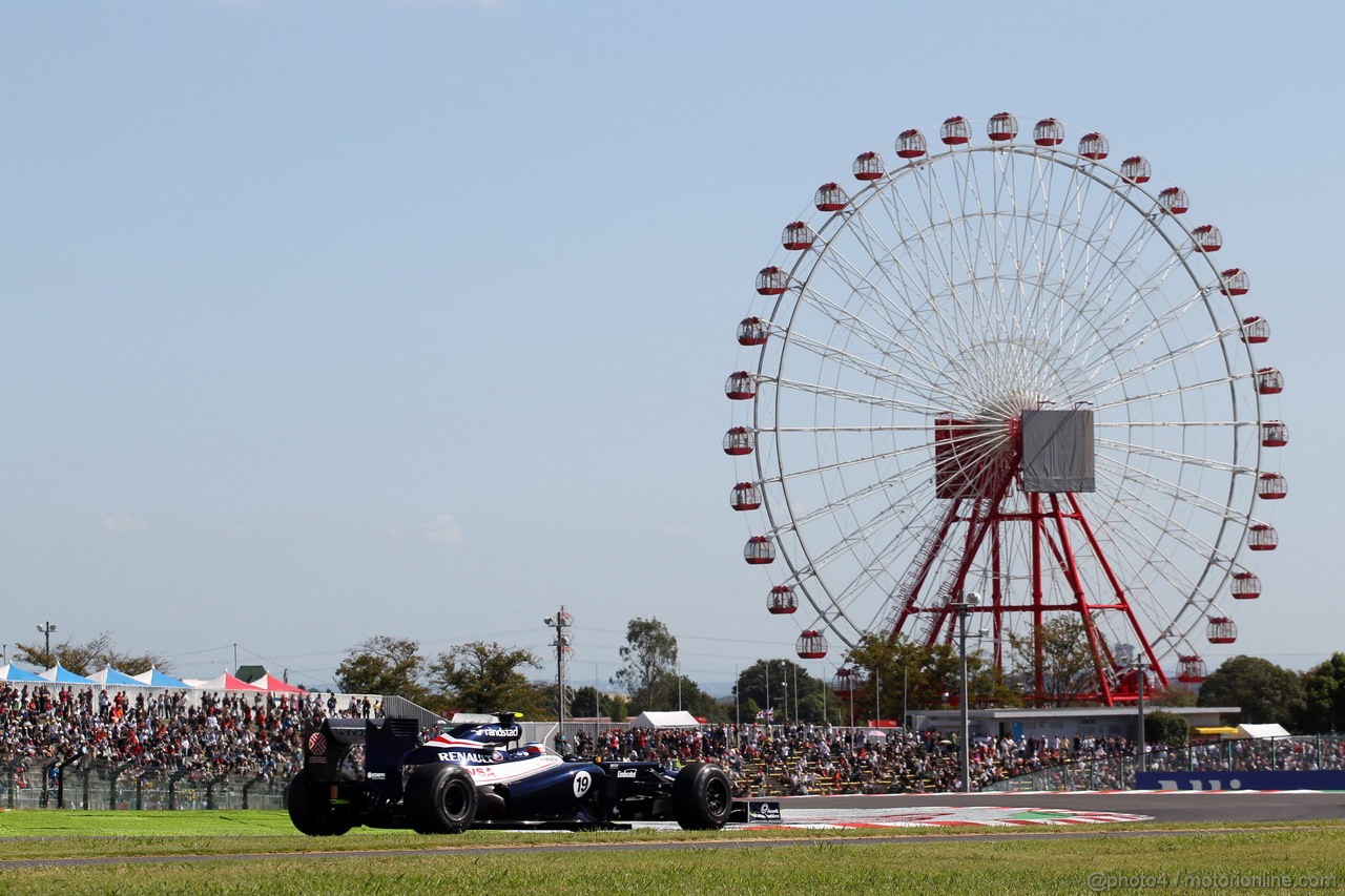 GP GIAPPONE, 05.10.2012- Prove Libere 1, Valtteri Bottas (FIN), Test Driver, Williams F1 Team 