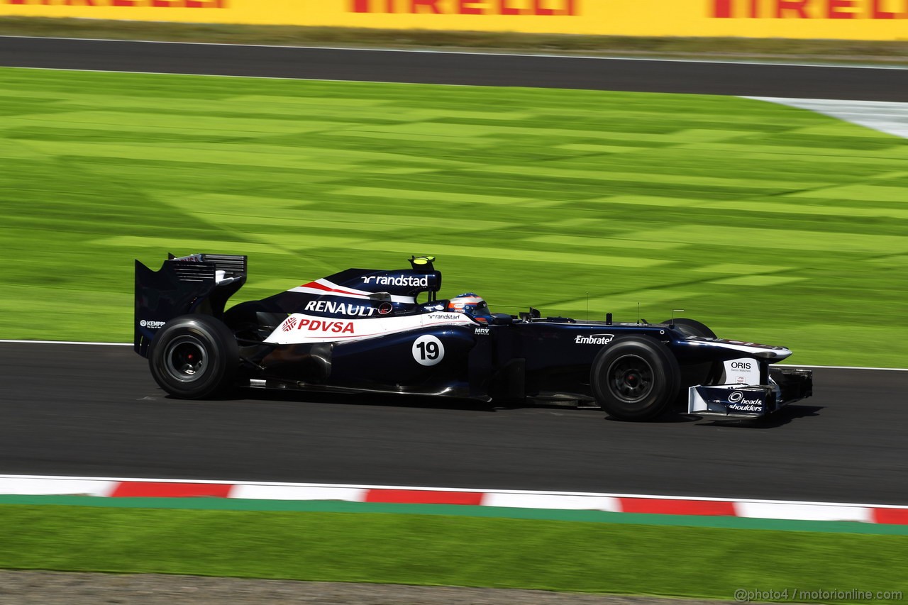 GP GIAPPONE, 05.10.2012- Prove Libere 1, Valtteri Bottas (FIN), Test Driver, Williams F1 Team 