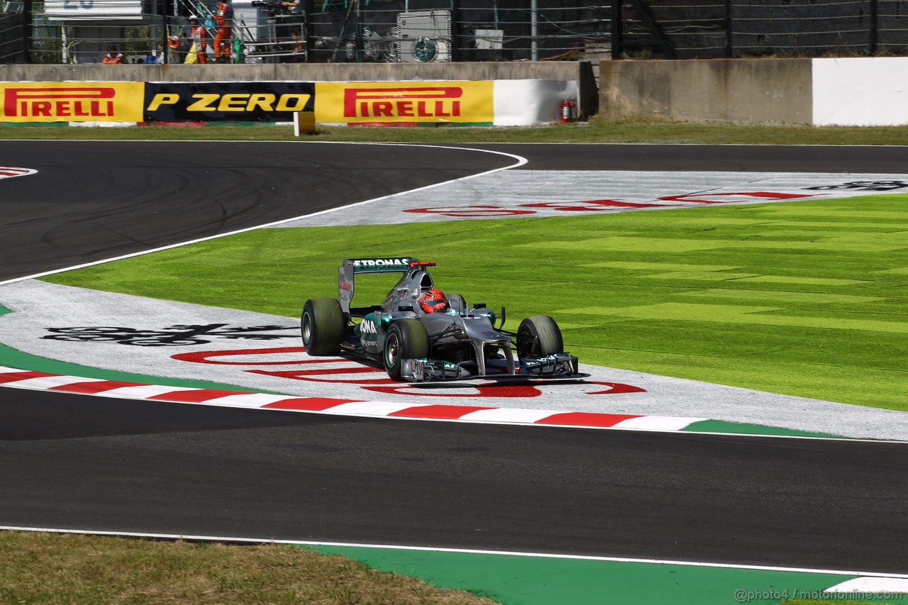 GP GIAPPONE, 05.10.2012- Prove Libere 1, Michael Schumacher (GER) Mercedes AMG F1 W03