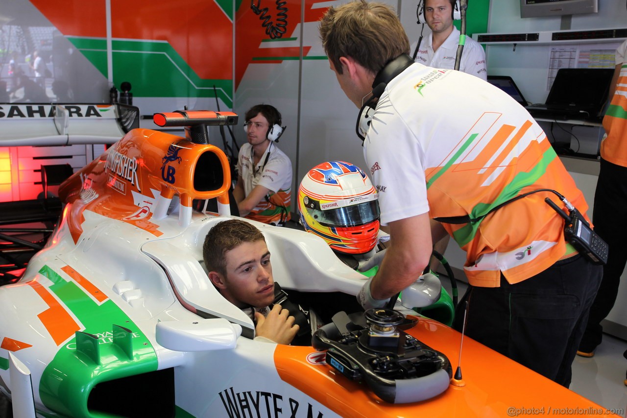 GP GIAPPONE, 05.10.2012- Prove Libere 1, Paul di Resta (GBR) Sahara Force India F1 Team VJM05 