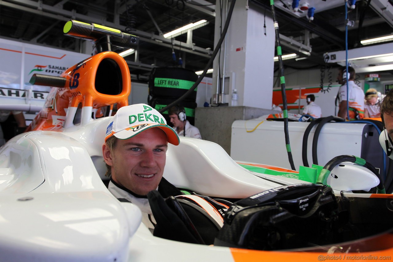 GP GIAPPONE, 05.10.2012- Prove Libere 1, Nico Hulkenberg (GER) Sahara Force India F1 Team VJM05
