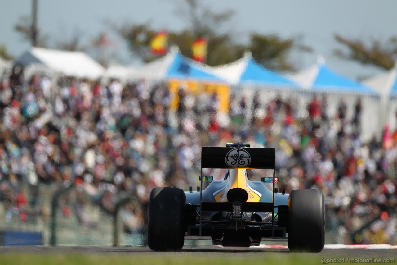 GP GIAPPONE, 05.10.2012- Prove Libere 1, Vitaly Petrov (RUS) Caterham F1 Team CT01 