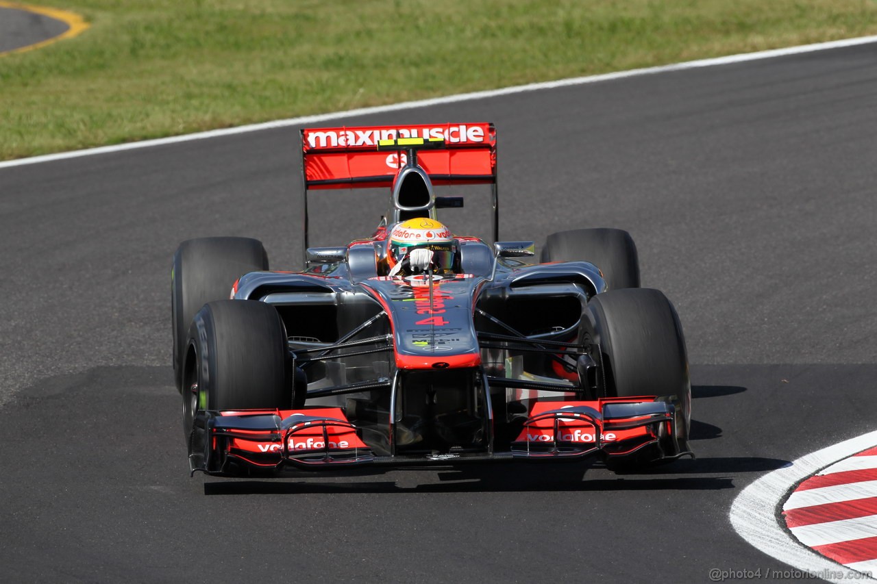 GP GIAPPONE, 05.10.2012- Prove Libere 1, Lewis Hamilton (GBR) McLaren Mercedes MP4-27 