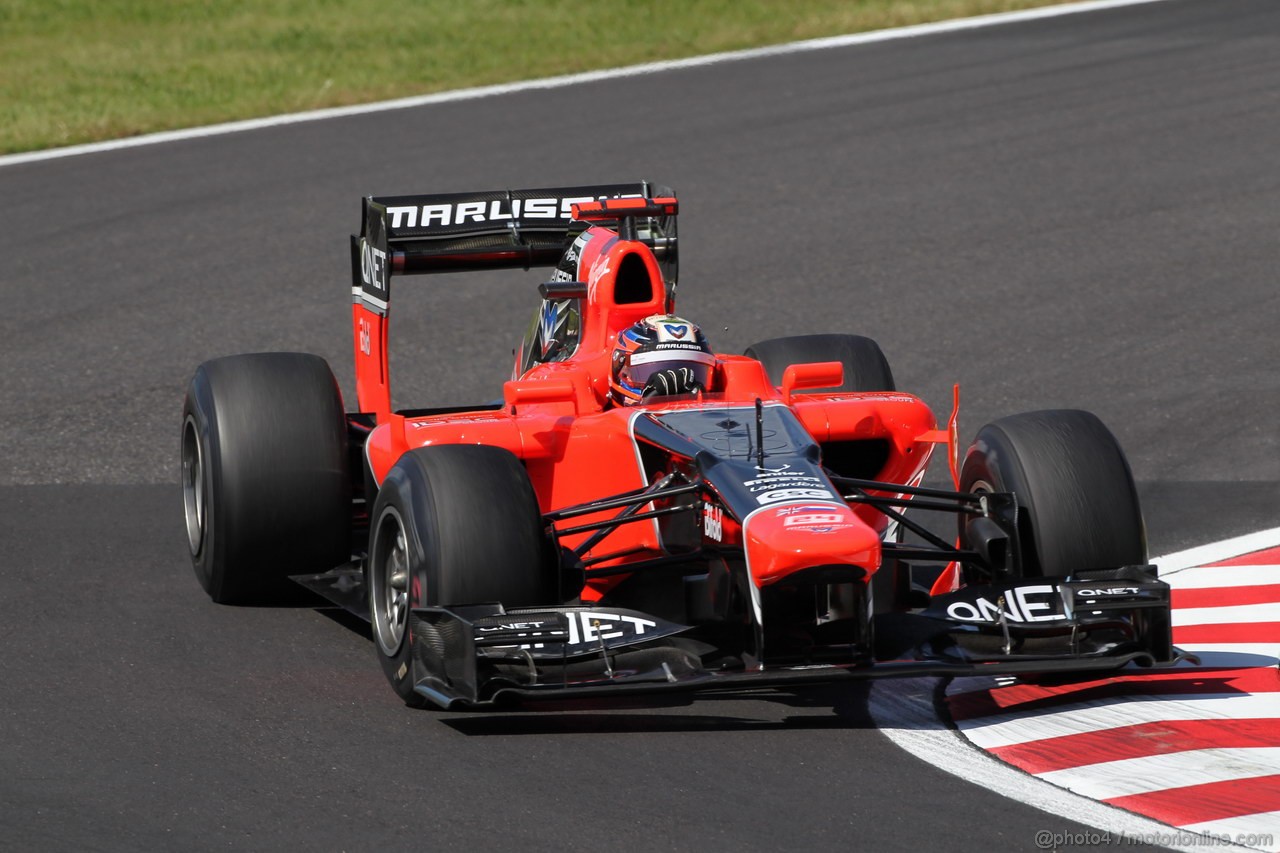 GP GIAPPONE, 05.10.2012- Prove Libere 1, Timo Glock (GER) Marussia F1 Team MR01 