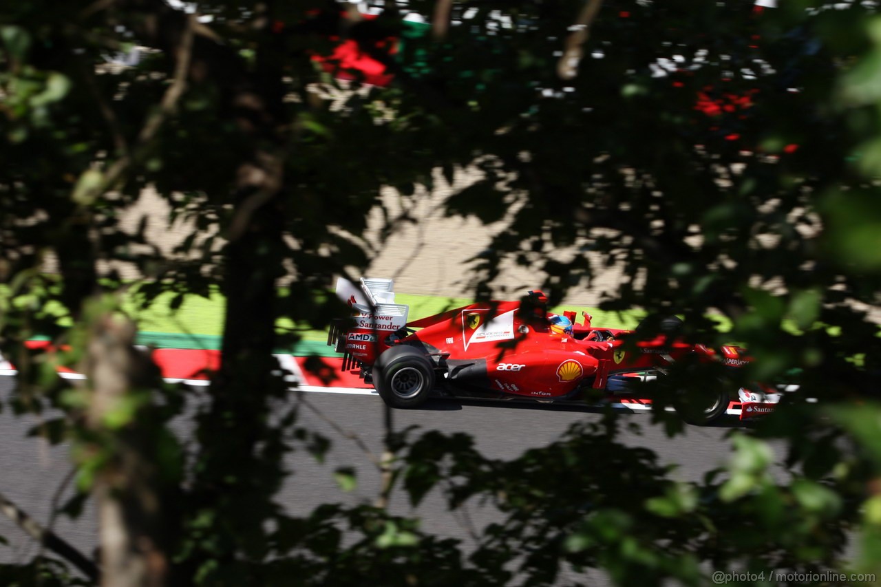 GP GIAPPONE, 05.10.2012- Prove Libere 1, Fernando Alonso (ESP) Ferrari F2012 