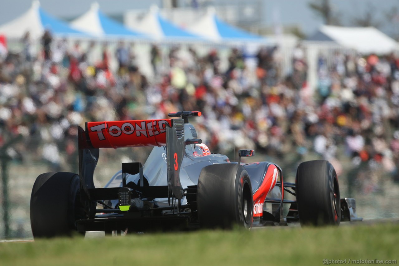 GP GIAPPONE, 05.10.2012- Prove Libere 1, Jenson Button (GBR) McLaren Mercedes MP4-27