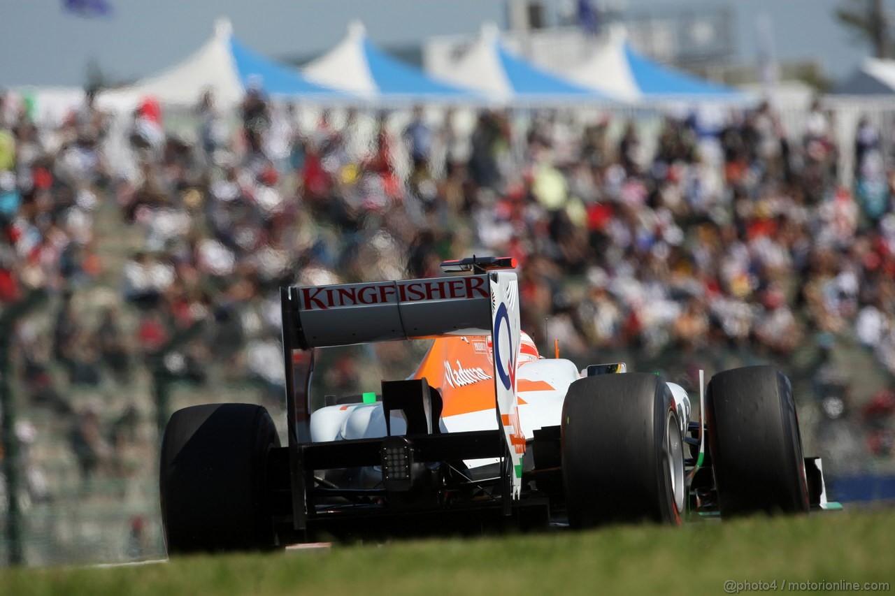 GP GIAPPONE, 05.10.2012- Prove Libere 1, Paul di Resta (GBR) Sahara Force India F1 Team VJM05 