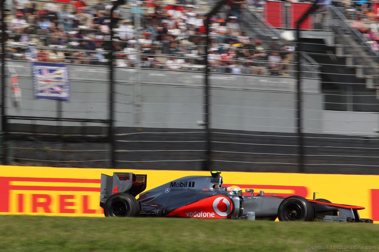 GP GIAPPONE, 05.10.2012- Prove Libere 1, Lewis Hamilton (GBR) McLaren Mercedes MP4-27 