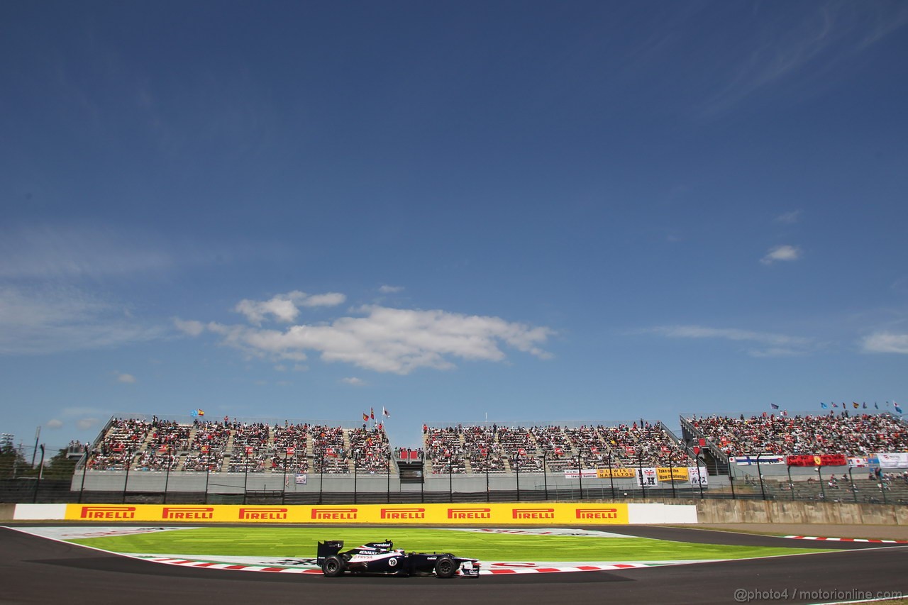 GP GIAPPONE, 05.10.2012- Prove Libere 1, Valtteri Bottas (FIN), Test Driver, Williams F1 Team 