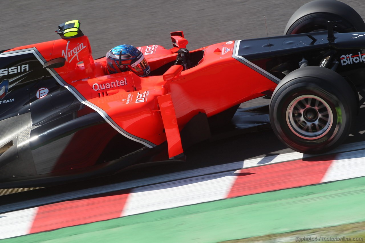 GP GIAPPONE, 05.10.2012- Prove Libere 1, Charles Pic (FRA) Marussia F1 Team MR01 