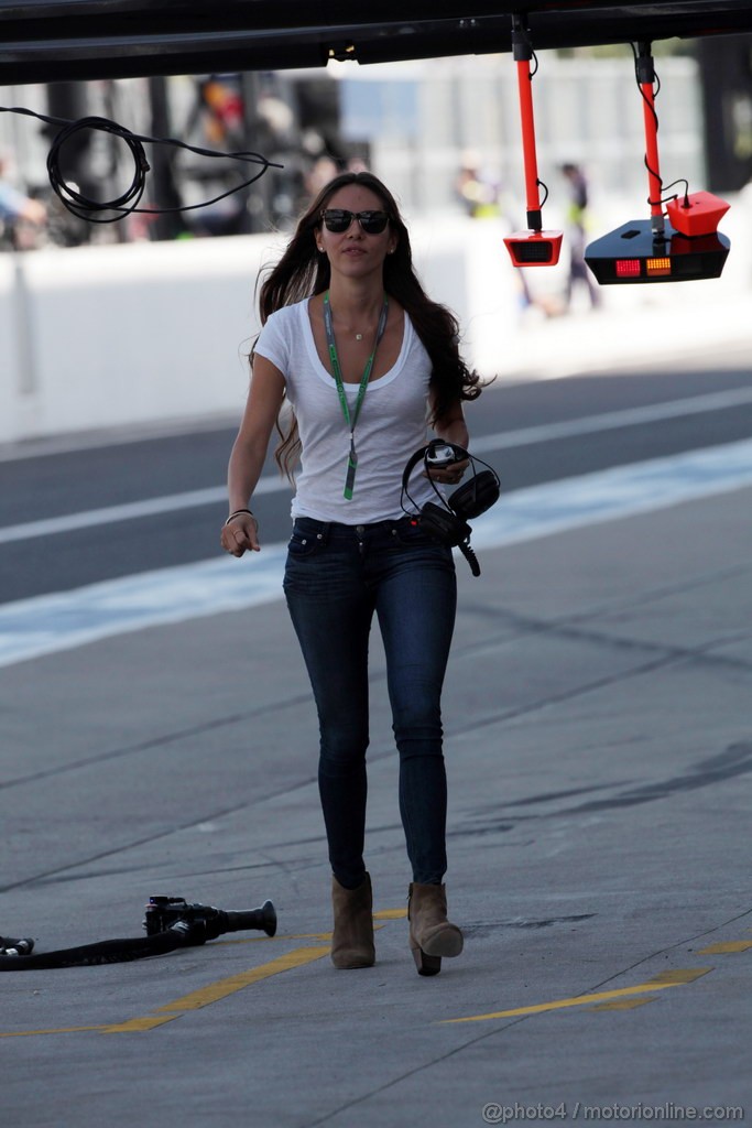 GP GIAPPONE, 05.10.2012- Prove Libere 2, Jessica Michibata (GBR), girfriend of Jenson Button (GBR)