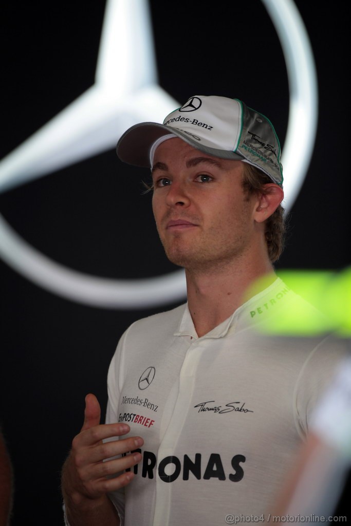 GP GIAPPONE, 05.10.2012- Prove Libere 2, Nico Rosberg (GER) Mercedes AMG F1 W03