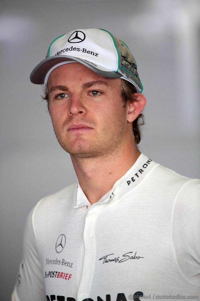 GP GIAPPONE, 05.10.2012- Prove Libere 2, Nico Rosberg (GER) Mercedes AMG F1 W03