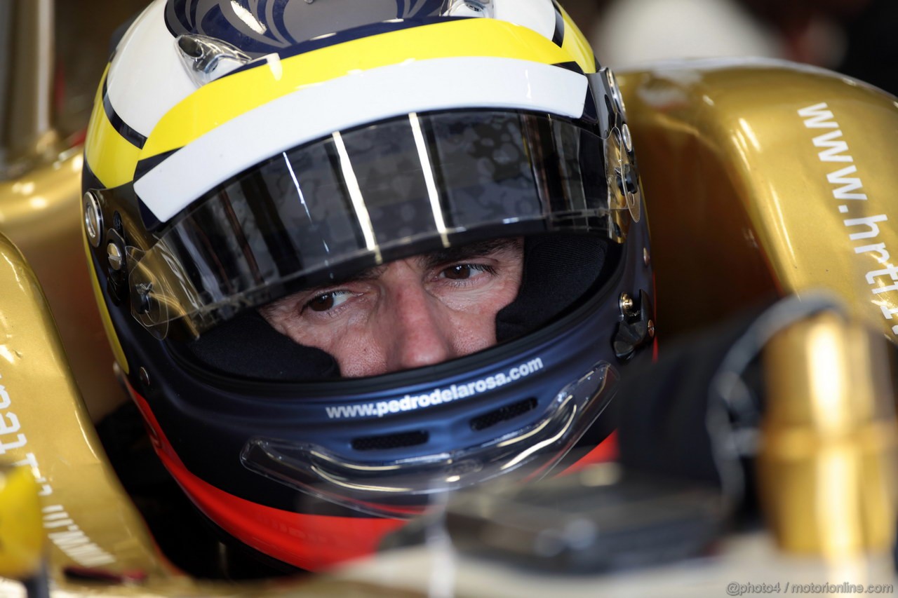GP GIAPPONE, 05.10.2012- Prove Libere 2, Pedro de la Rosa (ESP) HRT Formula 1 Team F112 