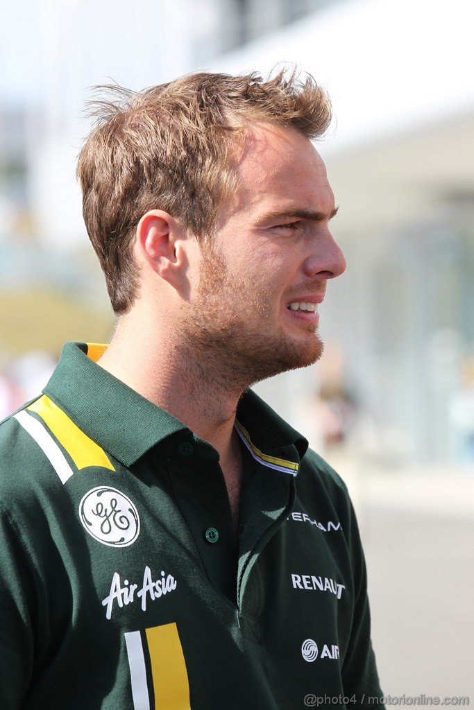 GP GIAPPONE, 05.10.2012- Prove Libere 2, Giedo Van der Garde (NED), Caterham F1 Team CT01 