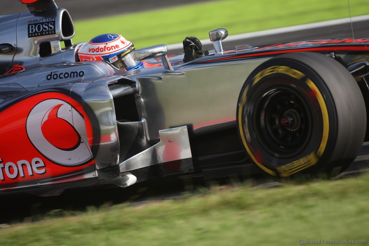 GP GIAPPONE, 05.10.2012- Prove Libere 2, Jenson Button (GBR) McLaren Mercedes MP4-27 