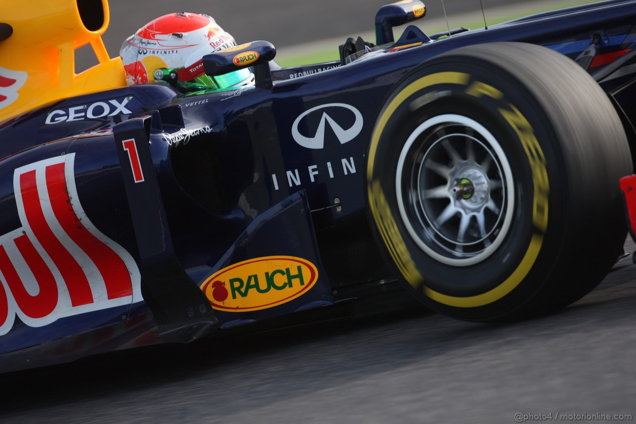 GP GIAPPONE, 05.10.2012- Prove Libere 2, Sebastian Vettel (GER) Red Bull Racing RB8 