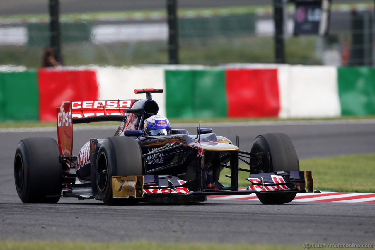GP GIAPPONE, 05.10.2012- Prove Libere 2, Daniel Ricciardo (AUS) Scuderia Toro Rosso STR7