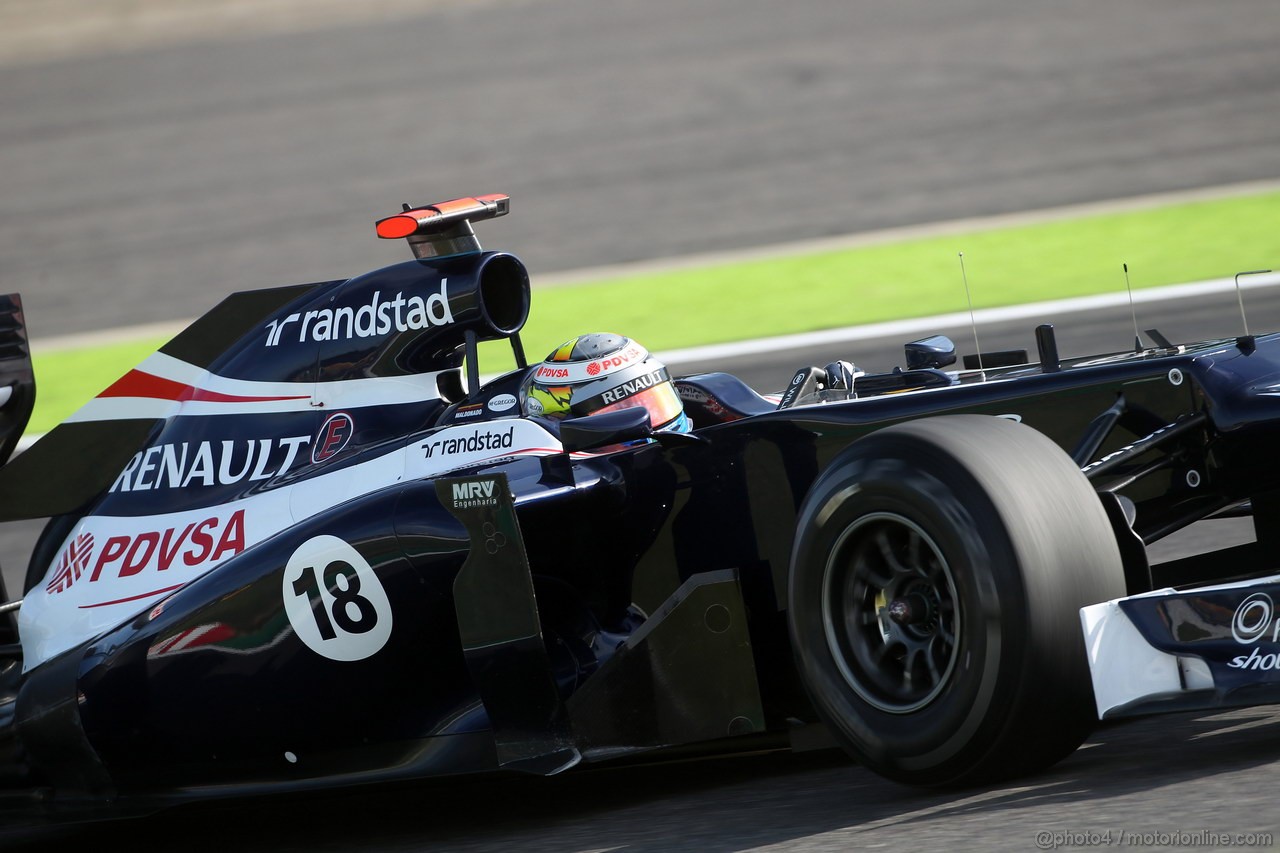 GP GIAPPONE, 05.10.2012- Prove Libere 2, Pastor Maldonado (VEN) Williams F1 Team FW34 