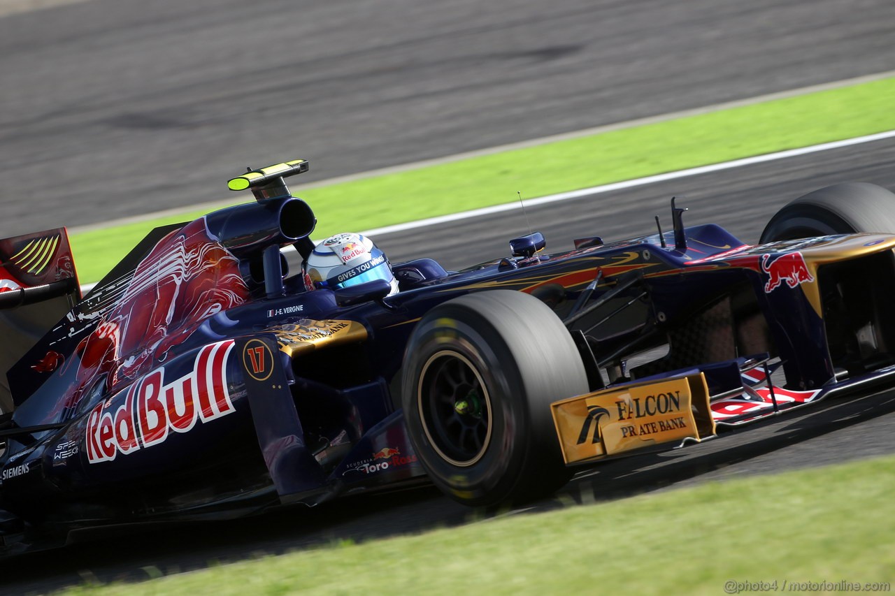 GP GIAPPONE, 05.10.2012- Prove Libere 2, Jean-Eric Vergne (FRA) Scuderia Toro Rosso STR7
