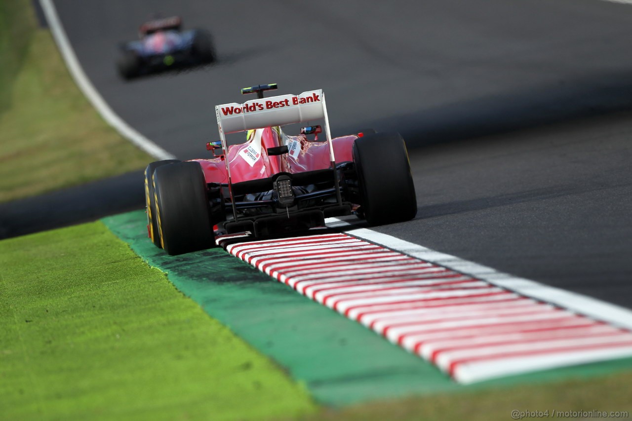 GP GIAPPONE, 05.10.2012- Prove Libere 2, Felipe Massa (BRA) Ferrari F2012
