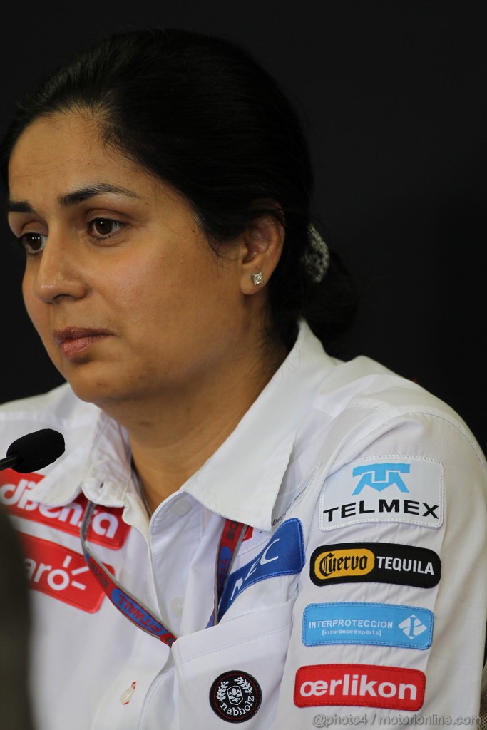 GP GIAPPONE, 05.10.2012- Prove Libere 2, Monisha Kaltenborn (AUT), Chief Executive Officer, Sauber F1 Team 