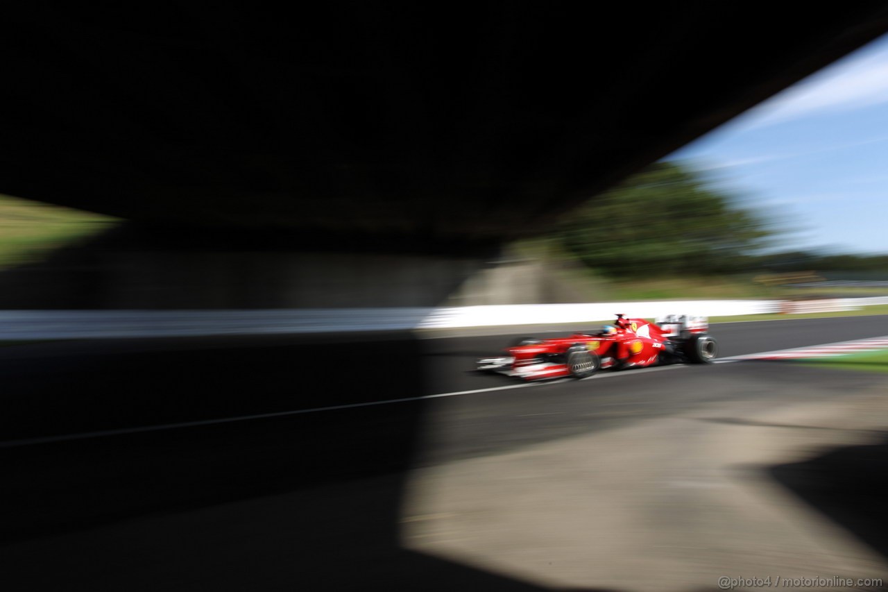 GP GIAPPONE, 05.10.2012- Prove Libere 2, Fernando Alonso (ESP) Ferrari F2012 