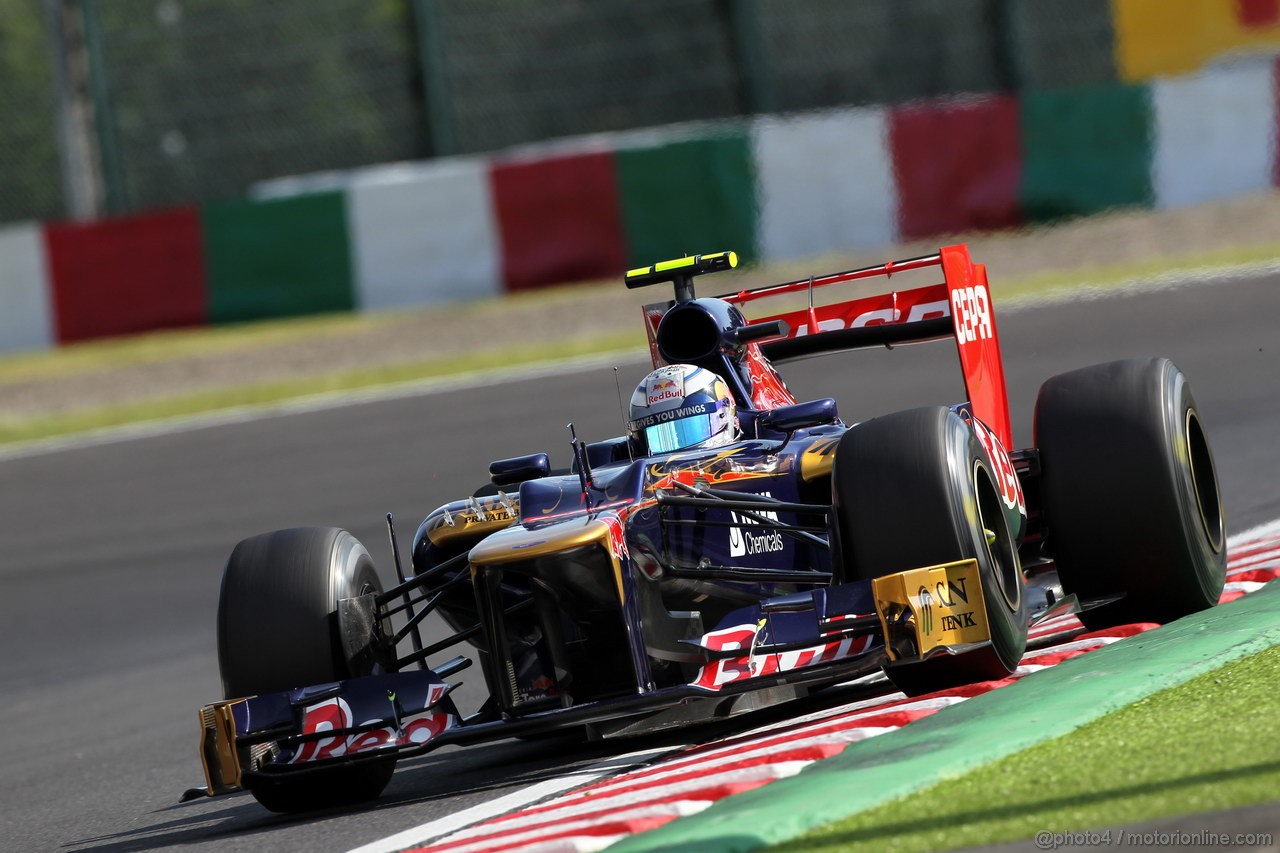 GP GIAPPONE, 05.10.2012- Prove Libere 2, Jean-Eric Vergne (FRA) Scuderia Toro Rosso STR7 