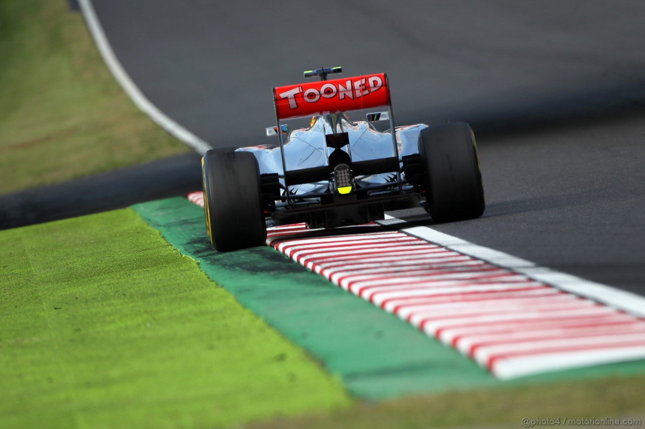 GP GIAPPONE, 05.10.2012- Prove Libere 2, Lewis Hamilton (GBR) McLaren Mercedes MP4-27 