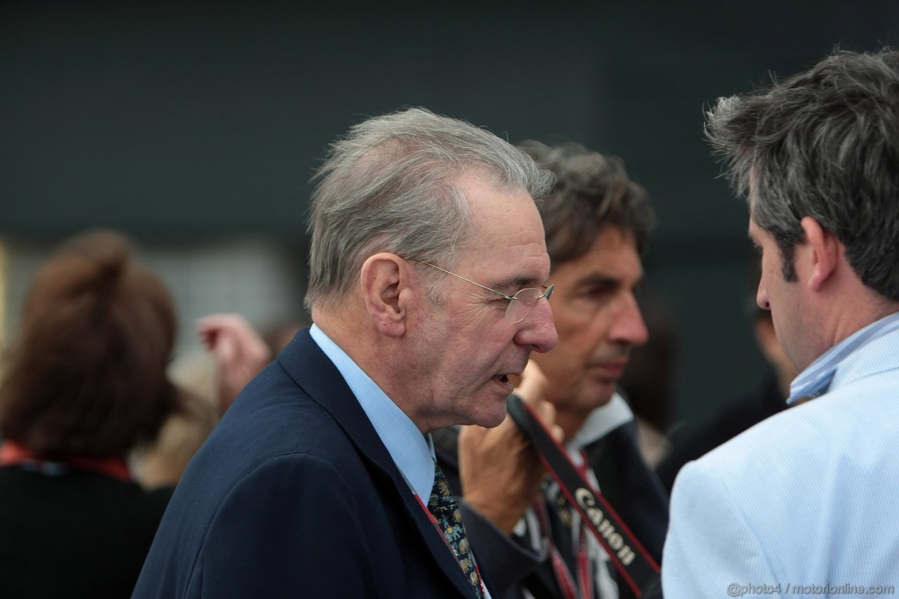 GP GRAN BRETAGNA, 08.07.2012- Jacques Rogge (BEL), President Olimpic Games