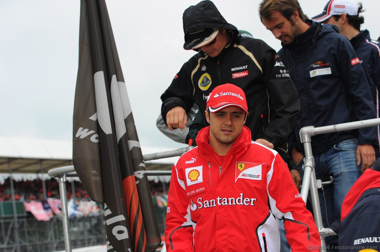 GP GRAN BRETAGNA, 08.07.2012- Felipe Massa (BRA) Ferrari F2012 
