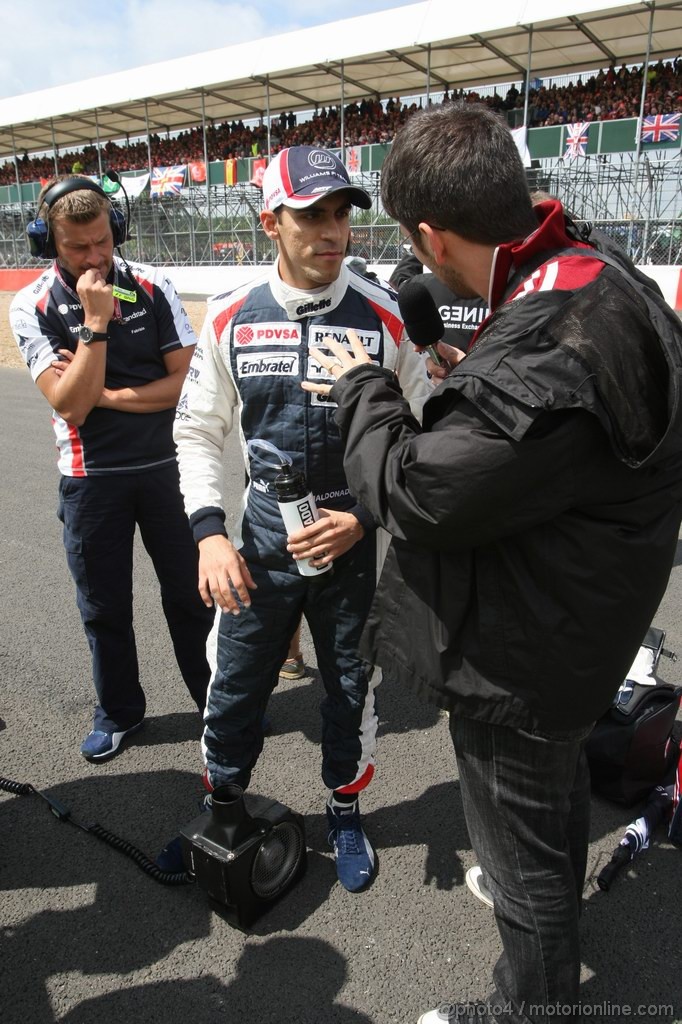 GP GRAN BRETAGNA, 08.07.2012- Gara, Pastor Maldonado (VEN) Williams F1 Team FW34 