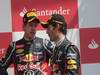 GP GRAN BRETAGNA, 08.07.2012- Gara, terzo Sebastian Vettel (GER) Red Bull Racing RB8 e Mark Webber (AUS) Red Bull Racing RB8 vincitore 
