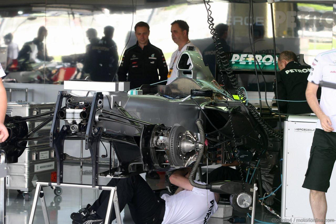 GP GRAN BRETAGNA, 05.07.2012- Mercedes AMG F1 W03 
