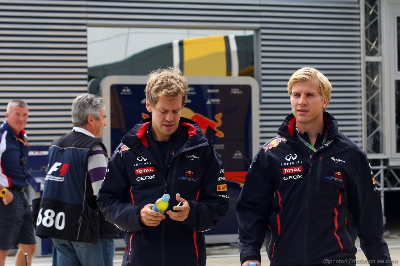 GP GRAN BRETAGNA, 05.07.2012- Sebastian Vettel (GER) Red Bull Racing RB8