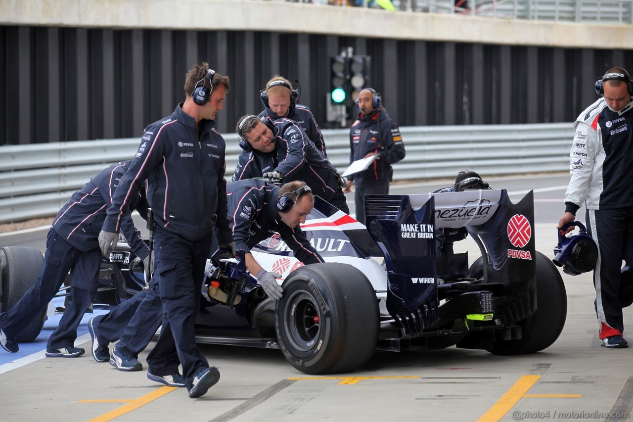 GP GRAN BRETAGNA, 07.07.2012- Prove Libere 3, Bruno Senna (BRA) Williams F1 Team FW34 