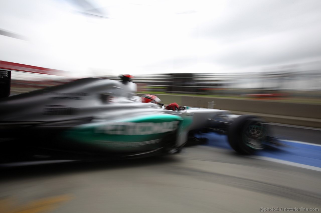 GP GRAN BRETAGNA, 07.07.2012- Prove Libere 3, Michael Schumacher (GER) Mercedes AMG F1 W03 