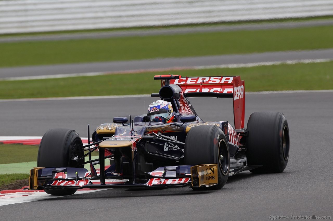 GP GRAN BRETAGNA, 07.07.2012- Prove Libere 3, Daniel Ricciardo (AUS) Scuderia Toro Rosso STR7 