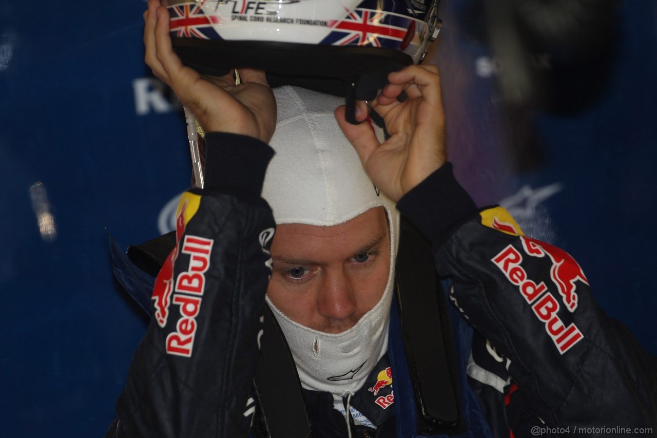 GP GRAN BRETAGNA, 07.07.2012- Prove Libere 3, Sebastian Vettel (GER) Red Bull Racing RB8 