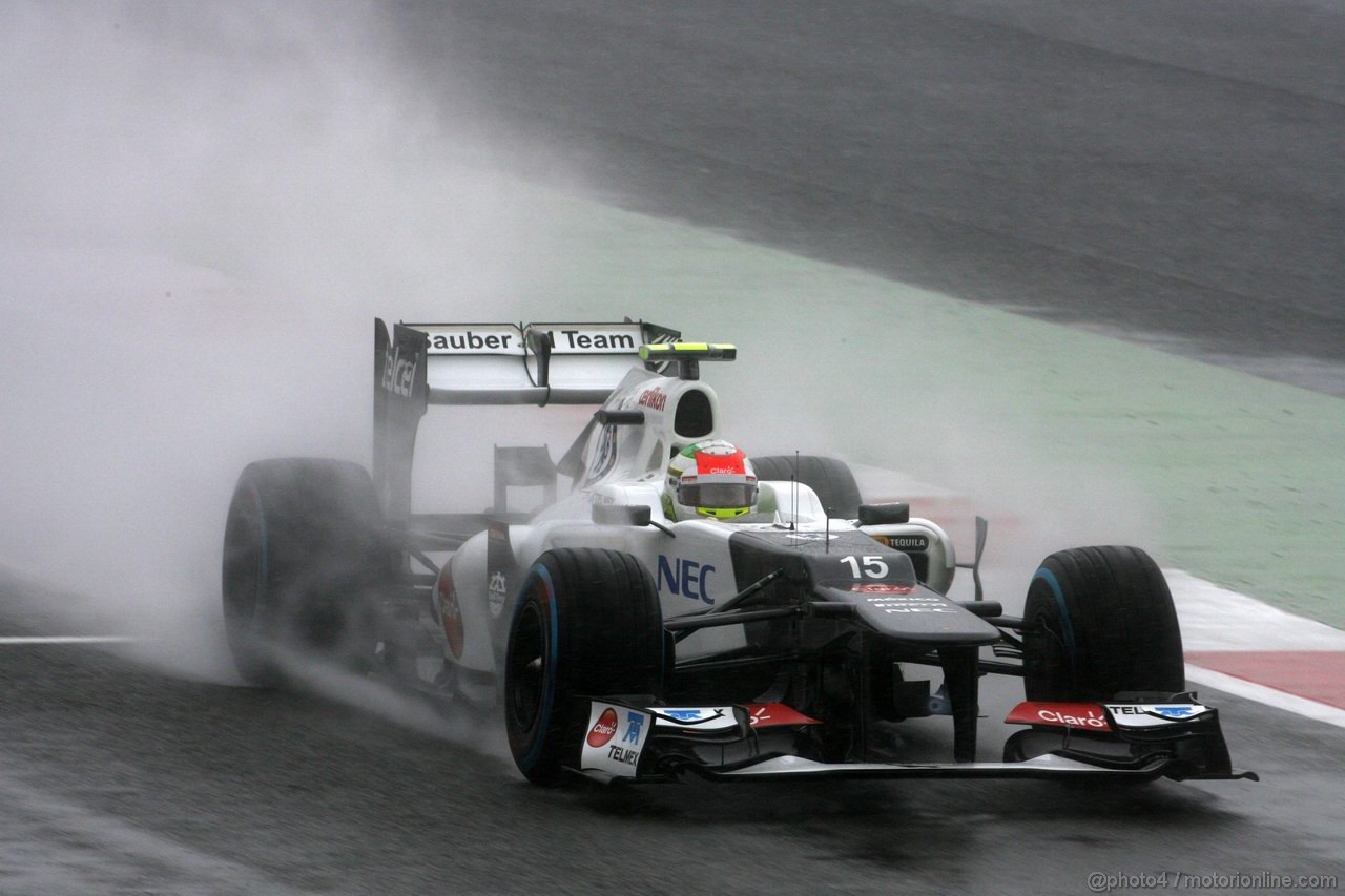GP GRAN BRETAGNA, 07.07.2012- Qualifiche, Sergio Pérez (MEX) Sauber F1 Team C31 