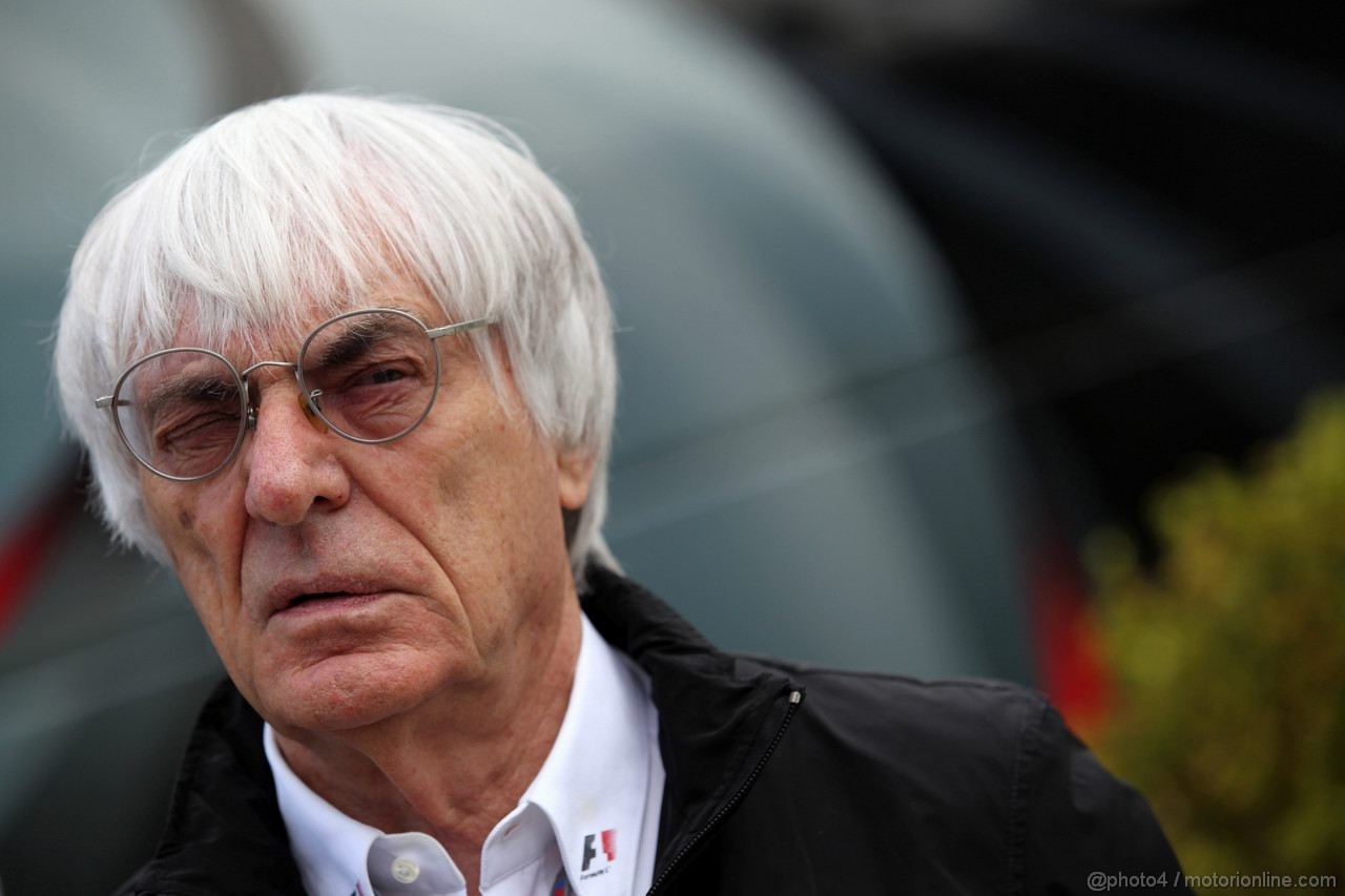 GP GRAN BRETAGNA, 07.07.2012- Qualifiche, Bernie Ecclestone (GBR), President e CEO of Formula One Management  
