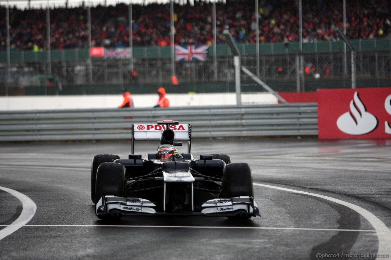 GP GRAN BRETAGNA, 07.07.2012- Qualifiche,Pastor Maldonado (VEN) Williams F1 Team FW34 
