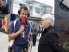 GP GRAN BRETAGNA, 07.07.2012- Qualifiche, Bernie Ecclestone (GBR), President e CEO of Formula One Management  e the sky staff