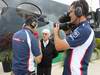 GP GRAN BRETAGNA, 07.07.2012- Qualifiche, Bernie Ecclestone (GBR), President e CEO of Formula One Management  e the sky staff