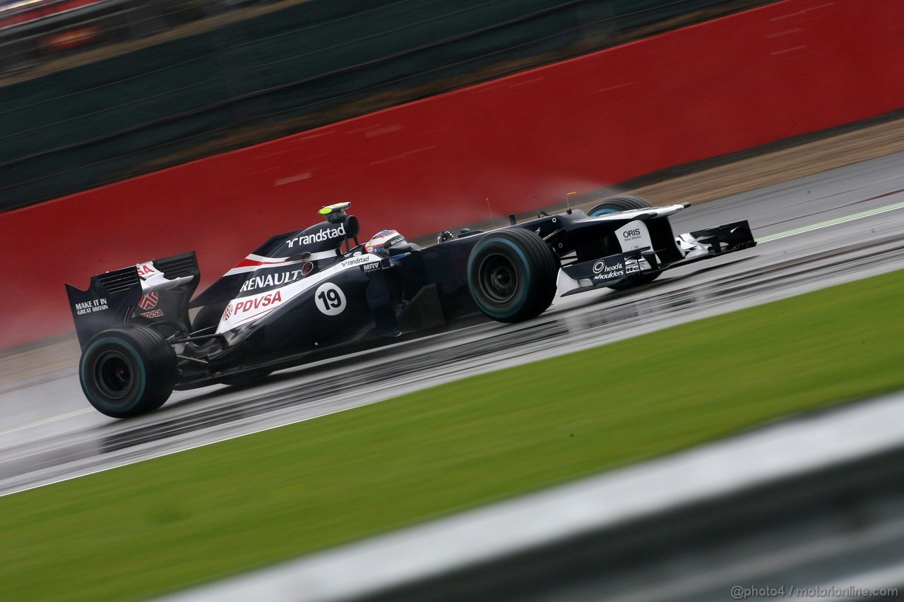 GP GRAN BRETAGNA, 06.07.2012- Prove Libere 1, Valtteri Bottas (FIN), Test Driver, Williams F1 Team 